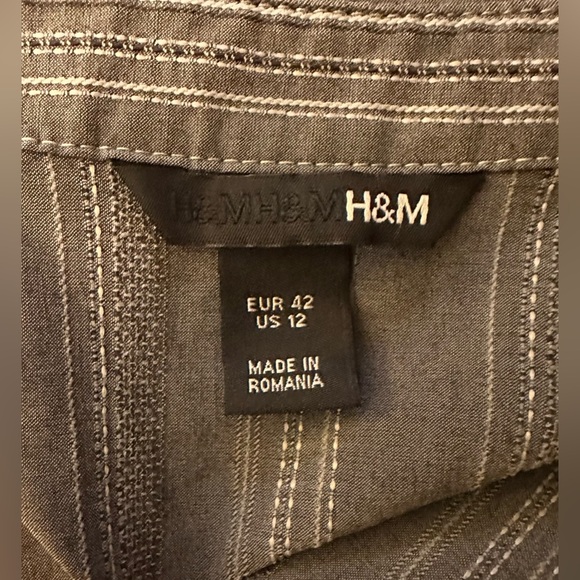 Striped Button Down Blouse - Picture 3 of 3